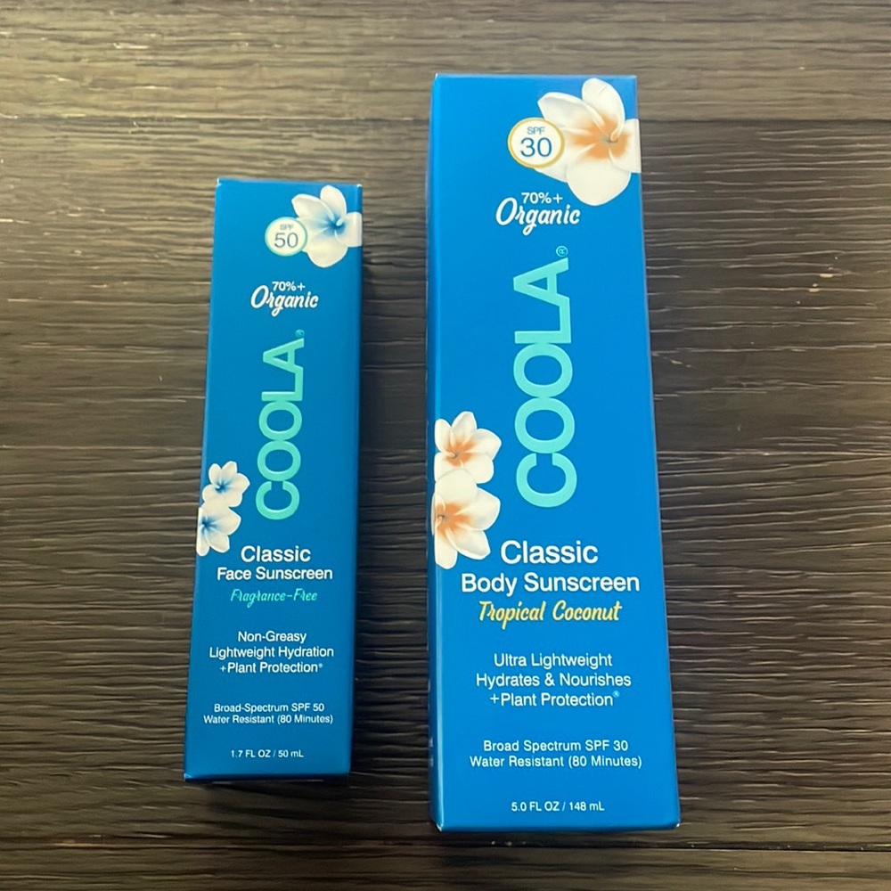 COPY - COOLA Classic Organic Sunscreen - 2 New Products